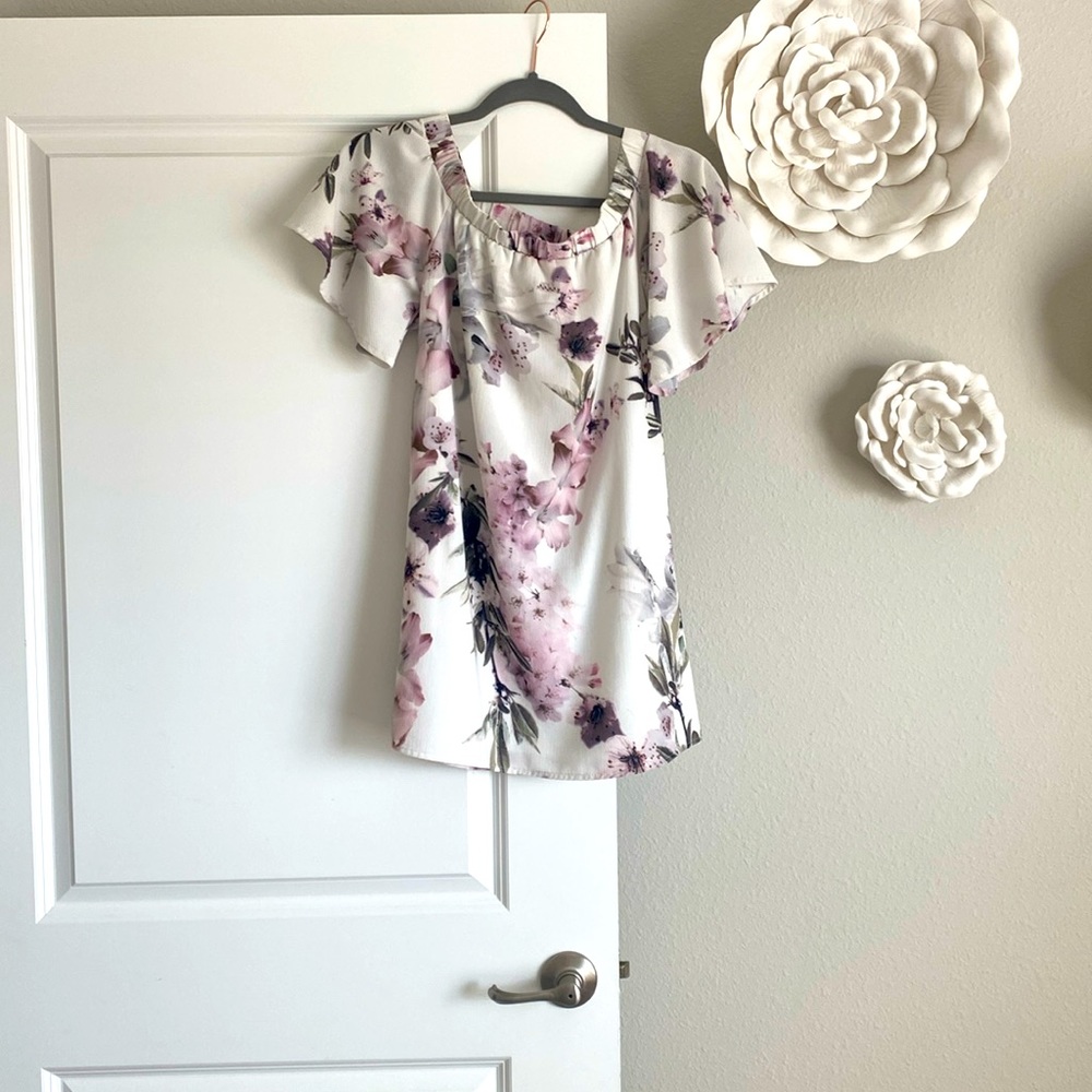 Lulus off the shoulder dress